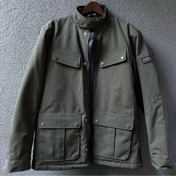 Barbour Intl Waterproof Duke Jacket in Sage British Style - Picture 2 of 8